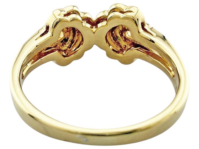 Anello in Oro Giallo 18K e Diamanti da Donna Christian Dior - vista 5