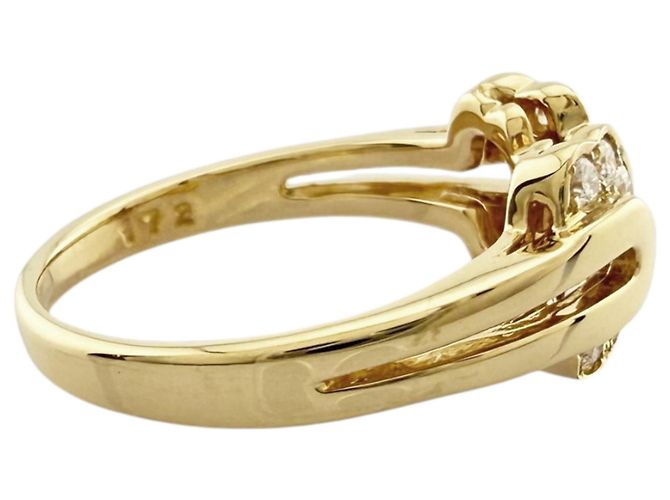 Anello in Oro Giallo 18K e Diamanti da Donna Christian Dior - vista 6