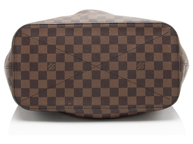 Borsa Louis Vuitton Damier Ebene Siena GM Marrone - vista 4