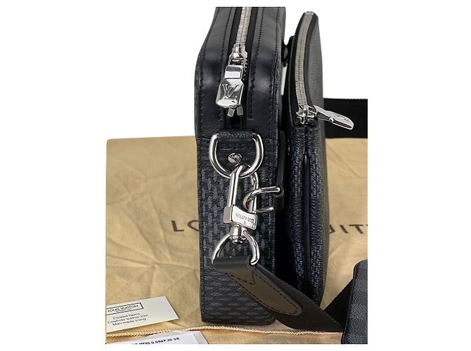Borsa Messenger Trio Damier Graphite da Uomo LOUIS VUITTON Grigio - vista 7