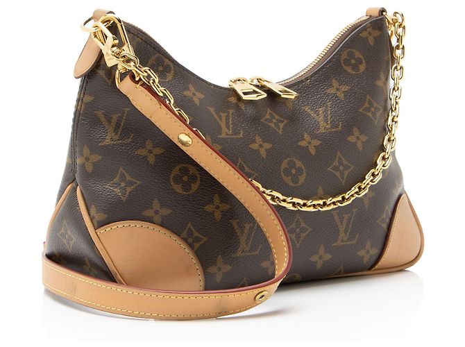 Borsa a Spalla Boulogne NM in Tela Monogram Louis Vuitton Marrone - vista 2