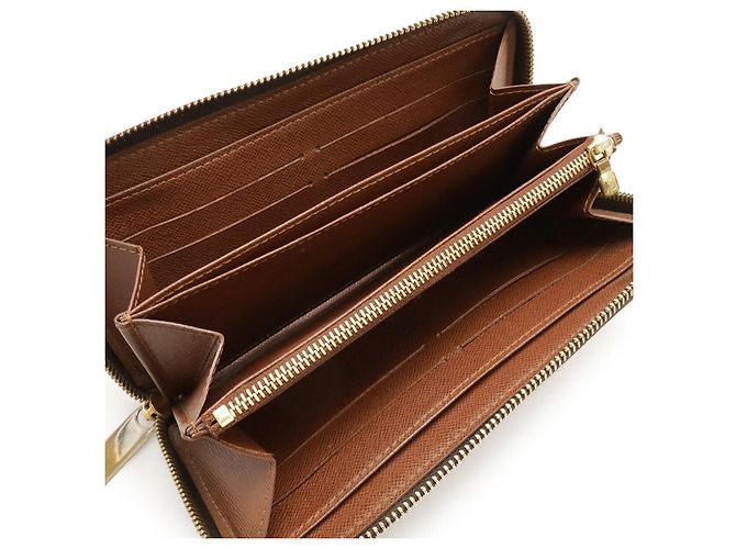 Louis Vuitton Monogram Zippy Wallet Brown - view 5