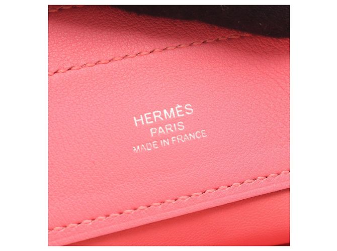 Borsa a Spalla in Pelle Mini Aline di Hermès Rosa - vista 8