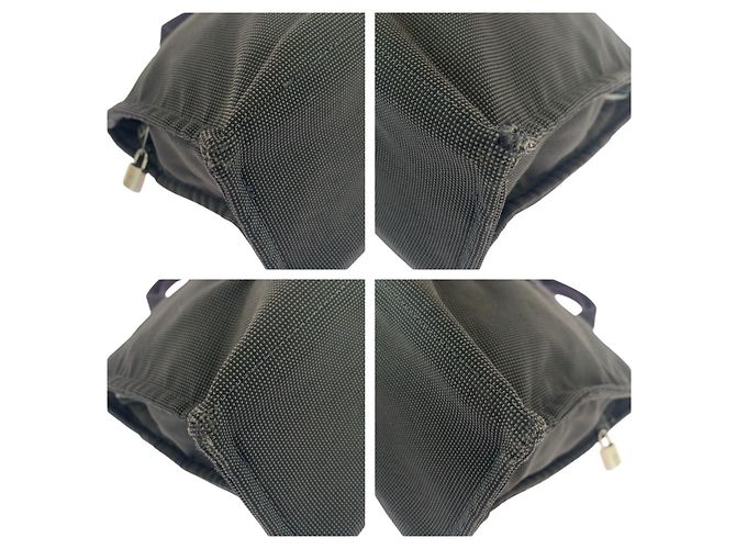 Hermès Hermes Canvas Herline MM Tote Bag Grey - view 3