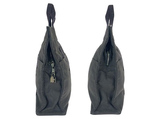 Hermès Hermes Canvas Herline MM Tote Bag Grey - view 8