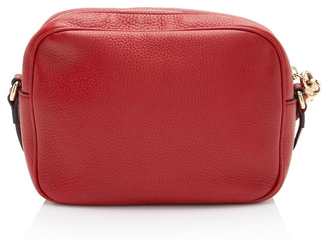 Borsa Disco Soho in pelle Gucci Rosso - vista 3