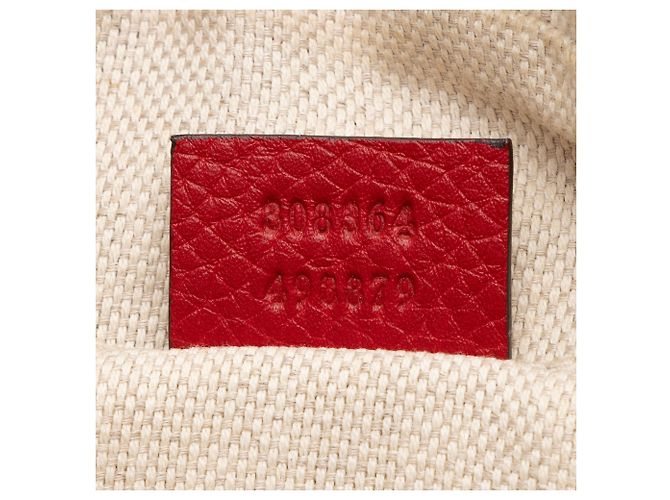 Borsa Disco Soho in pelle Gucci Rosso - vista 6