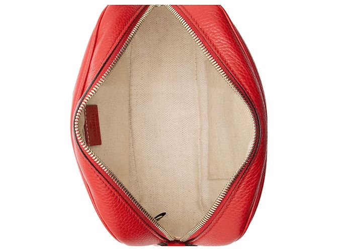 Borsa Disco Soho in pelle Gucci Rosso - vista 7
