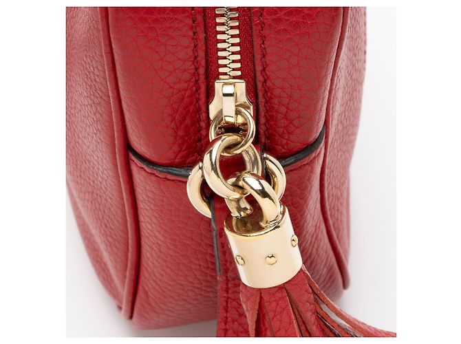 Borsa Disco Soho in pelle Gucci Rosso - vista 9