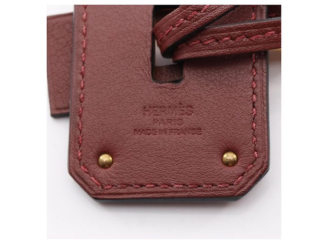 Hermès Collana in pelle Hermes Kelly GM Marrone - vista 2