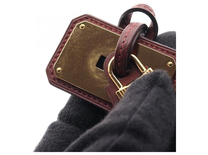 Hermès Collana in pelle Hermes Kelly GM Marrone - vista 5