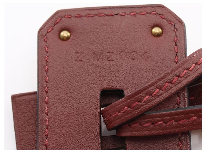Hermès Collana in pelle Hermes Kelly GM Marrone - vista 8