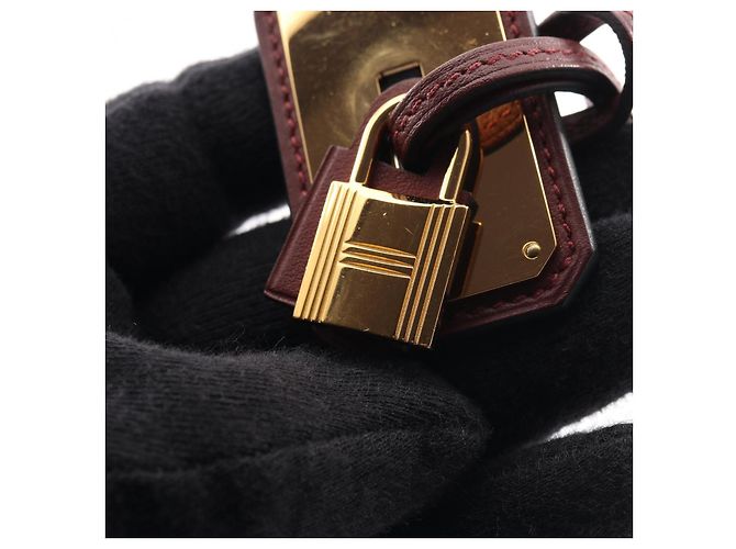 Hermès Collana in pelle Hermes Kelly GM Marrone - vista 9
