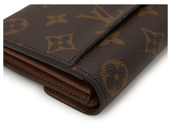 Portafoglio Lungo Sarah Monogramma Louis Vuitton Marrone - vista 3