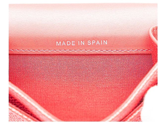 Timeless Tarjetero de caviar Chanel Coco Mark Roja - vista 10