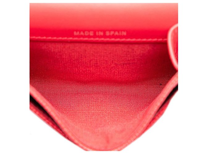Timeless Tarjetero de caviar Chanel Coco Mark Roja - vista 6