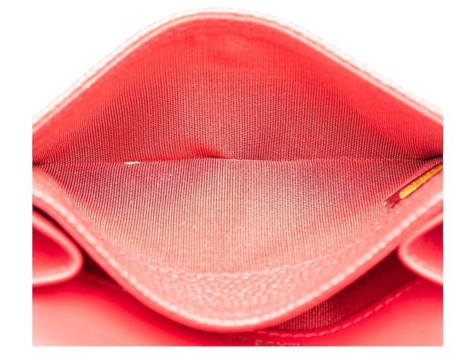 Timeless Tarjetero de caviar Chanel Coco Mark Roja - vista 7