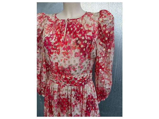 Autre Marque Rita Kleid Sage und Efeu aus Viskose Größe L - Ansicht 11