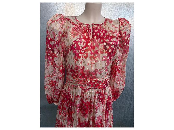 Autre Marque Rita Kleid Sage und Efeu aus Viskose Größe L - Ansicht 2