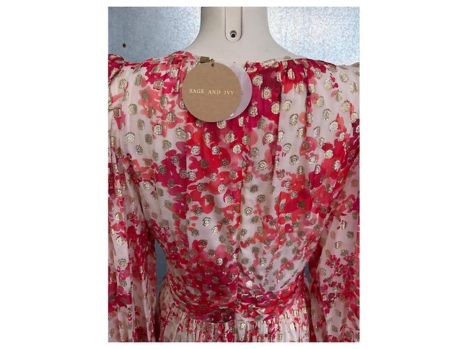 Autre Marque Rita Kleid Sage und Efeu aus Viskose Größe L - Ansicht 4
