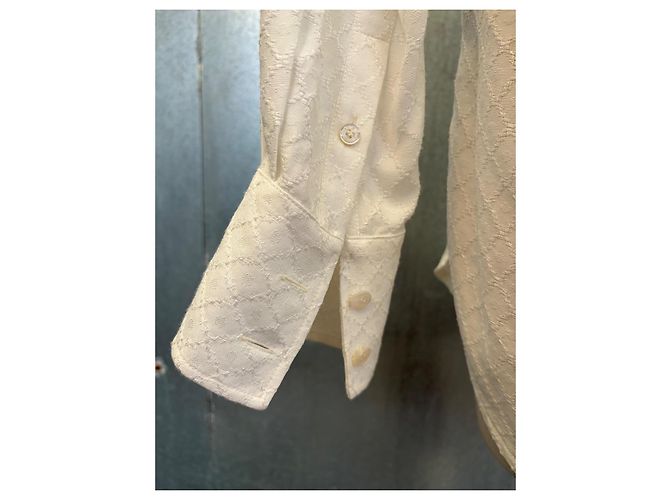 Golden Goose Batilda Bluse Weiß mit Strass und Viscose - Ansicht 7