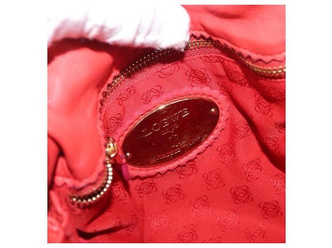 Loewe Flamenco Leather Small Arancione - vista 6
