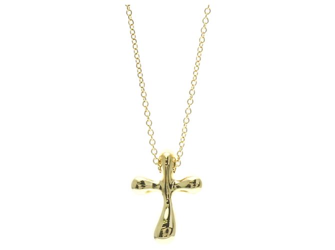 Tiffany & Co Collana Croce in Oro 18K Tiffany D'oro - vista 2