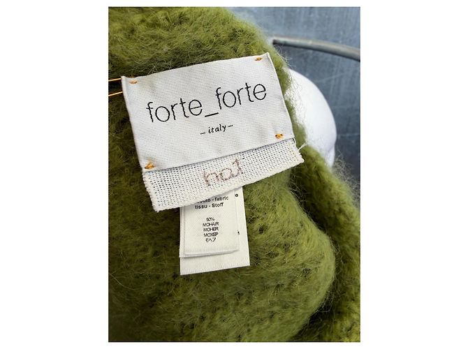 Berretto Forte Forte in Mohair Verde - vista 4