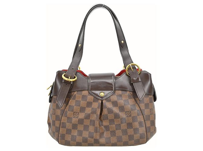 Louis Vuitton Sistina Handtasche Damier PM Braun - Ansicht 2