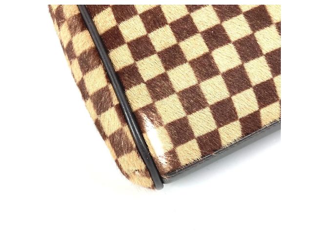 Louis Vuitton Damier Sauvage Lion Flap Tote Bag Brown - view 12