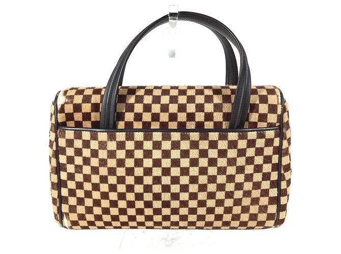 Louis Vuitton Damier Sauvage Lion Flap Tote Bag Brown - view 2