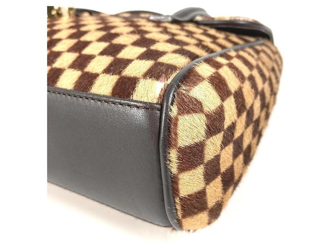 Louis Vuitton Damier Sauvage Lion Flap Tote Bag Brown - view 7