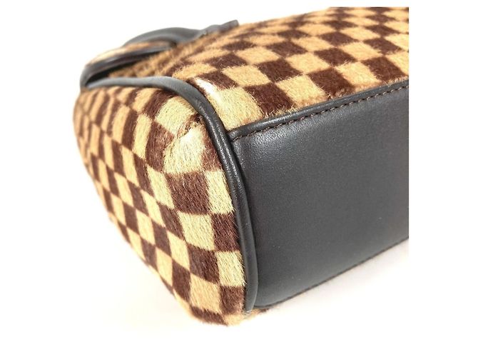 Louis Vuitton Damier Sauvage Lion Flap Tote Bag Brown - view 8