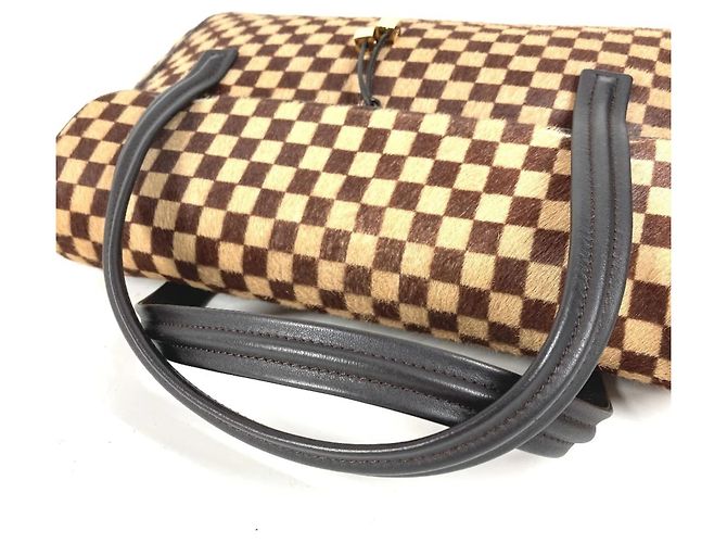 Louis Vuitton Damier Sauvage Lion Flap Tote Bag Brown - view 9