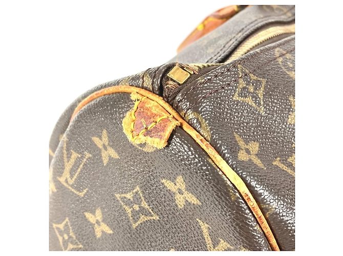 Borsa Keepall 45 Monogram Louis Vuitton Marrone Monogramma - vista 10