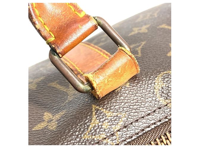 Borsa Keepall 45 Monogram Louis Vuitton Marrone Monogramma - vista 12