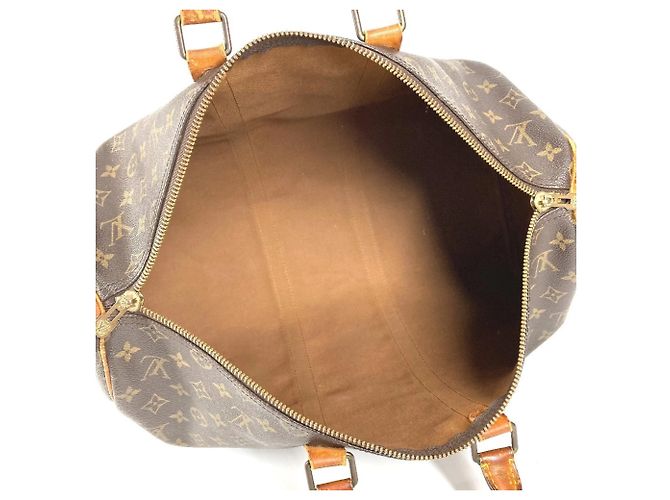Borsa Keepall 45 Monogram Louis Vuitton Marrone Monogramma - vista 14