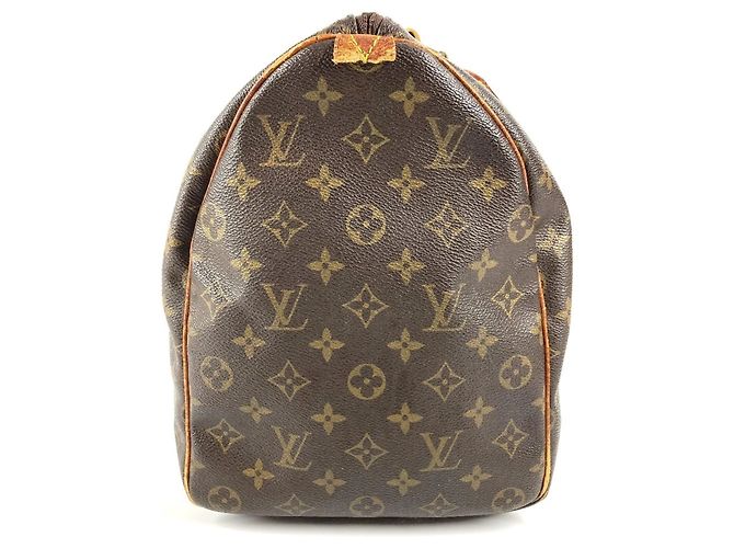 Borsa Keepall 45 Monogram Louis Vuitton Marrone Monogramma - vista 4