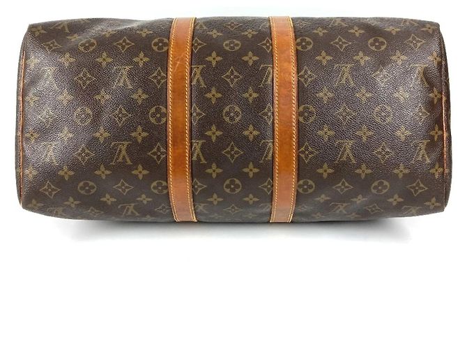 Borsa Keepall 45 Monogram Louis Vuitton Marrone Monogramma - vista 5