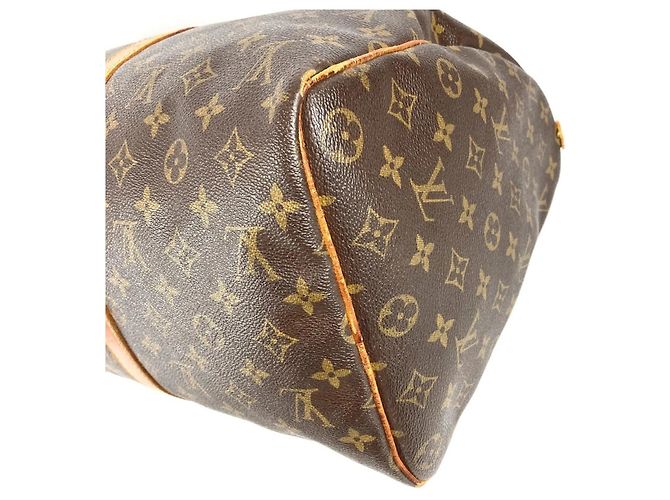 Borsa Keepall 45 Monogram Louis Vuitton Marrone Monogramma - vista 6