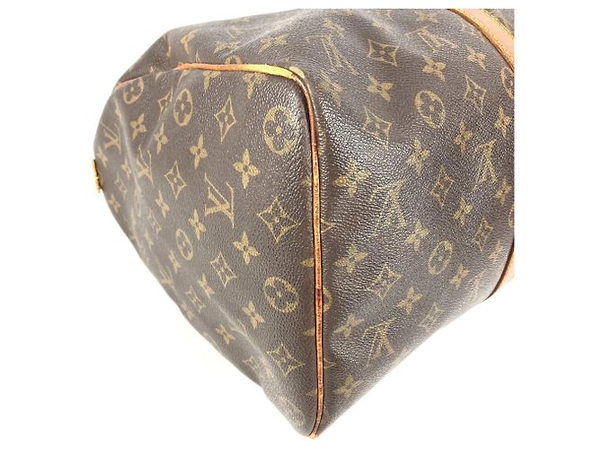 Borsa Keepall 45 Monogram Louis Vuitton Marrone Monogramma - vista 7