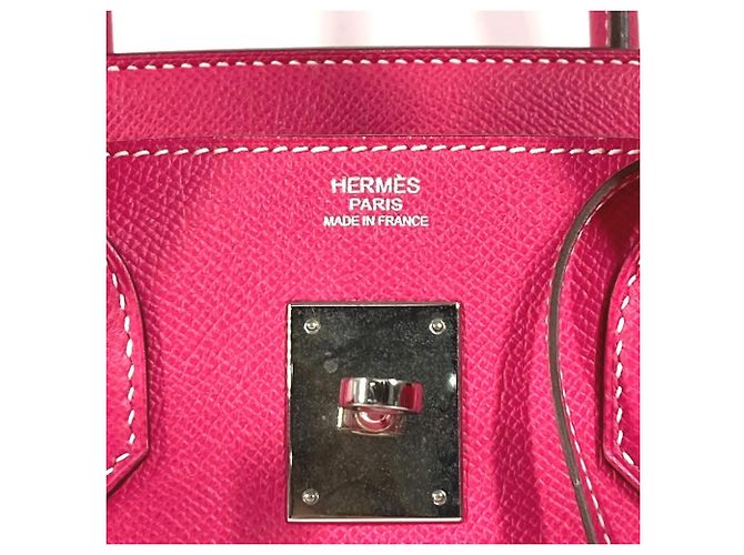 Borsa Hermès Birkin 30 Rosa - vista 14