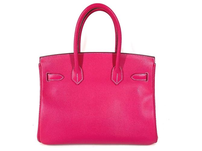 Borsa Hermès Birkin 30 Rosa - vista 2