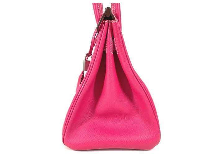 Borsa Hermès Birkin 30 Rosa - vista 3