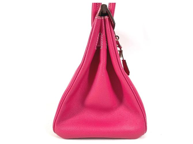 Borsa Hermès Birkin 30 Rosa - vista 4