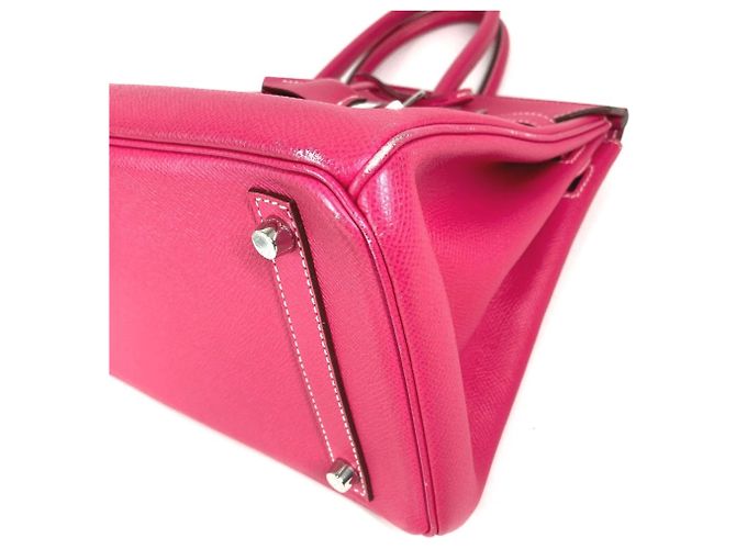 Borsa Hermès Birkin 30 Rosa - vista 6