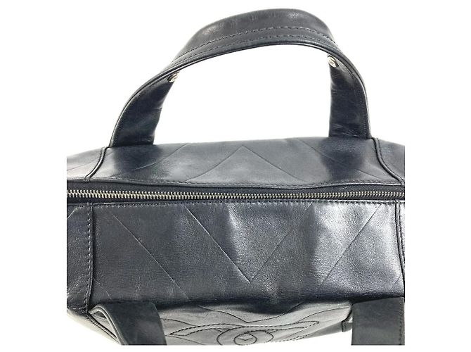 Timeless Bolso tote Chanel CC Logo Coco Mark V-Stitch Negro - vista 13