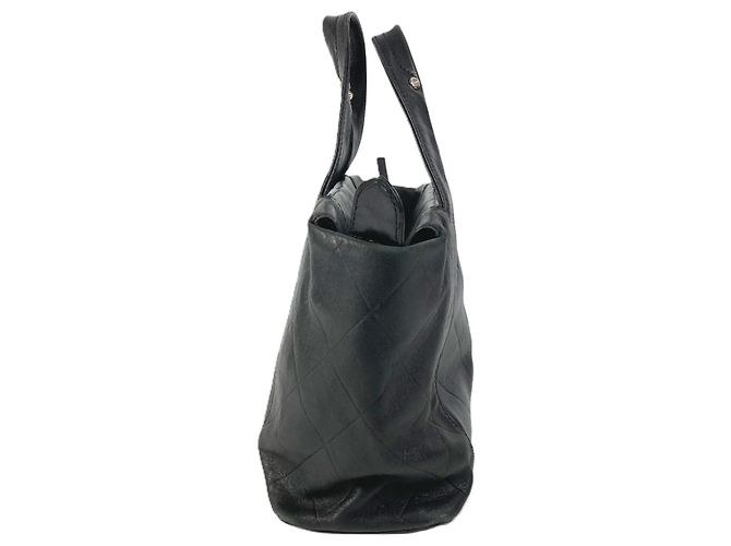 Timeless Bolso tote Chanel CC Logo Coco Mark V-Stitch Negro - vista 4