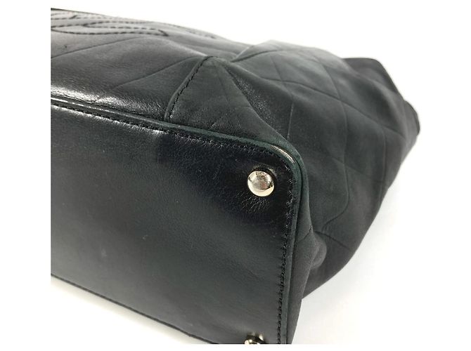 Timeless Bolso tote Chanel CC Logo Coco Mark V-Stitch Negro - vista 6