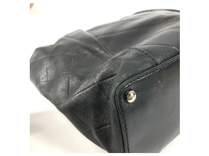 Timeless Bolso tote Chanel CC Logo Coco Mark V-Stitch Negro - vista 8